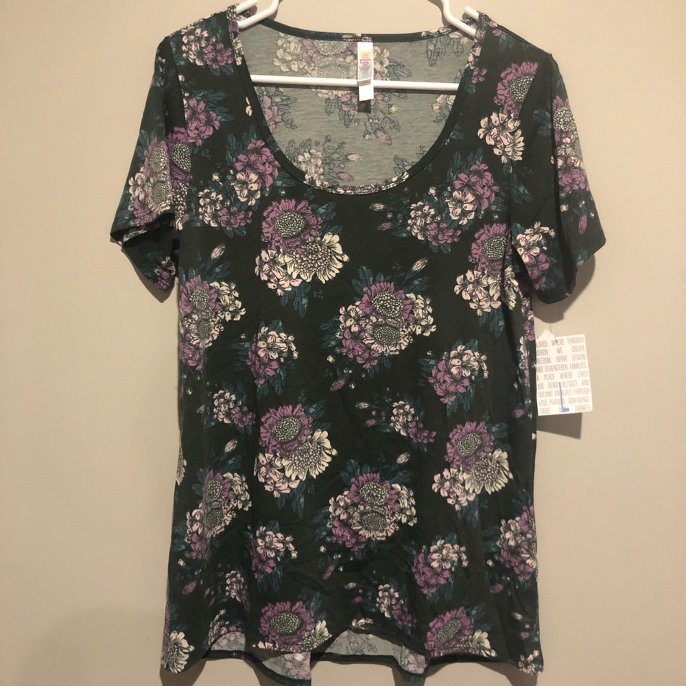 Lularoe Floral Classic Tee